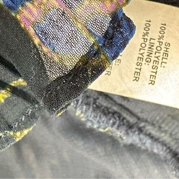 Ramy Brook Mallory Blue Floral Ruffle Top| Size S - Picture 5 of 8